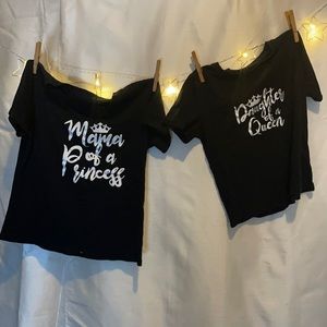 Matching Mother/Daughter tees🤩😍❣️